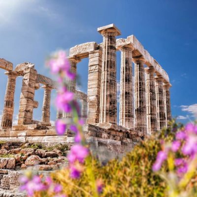 Храм посейдона в греции фото